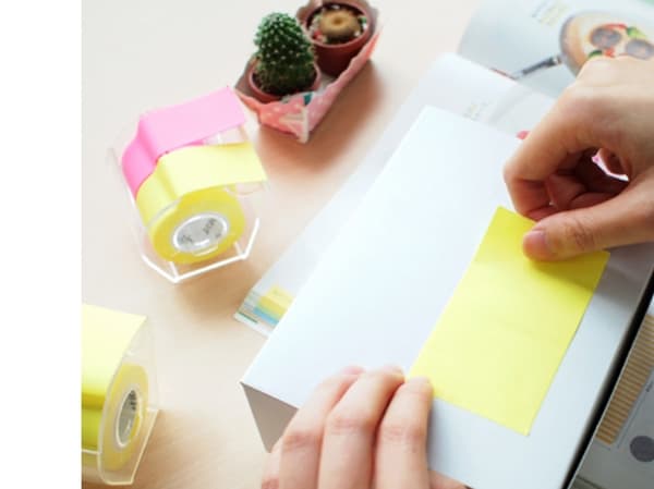 Note Roll Extra Sticky 50x10mtr, Gul Neon