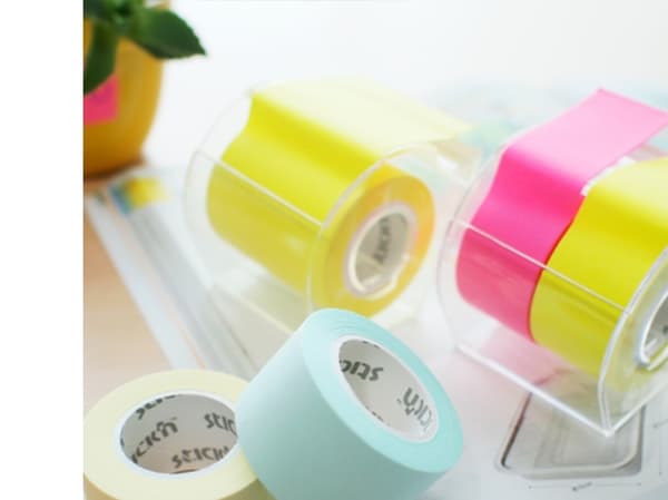 Note Roll Extra Sticky 50x10mtr, Gul Neon