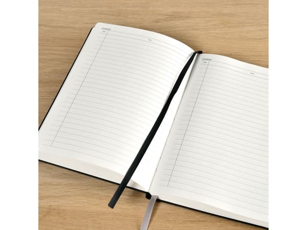 Classic Professional Notesbog A5 Linjeret Sort
