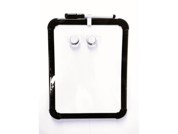 Whiteboardtavle Sort Ramme 22x30cm