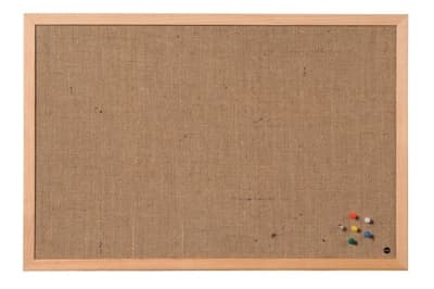 Ilmoitustaulu Hessian puinen kehys 120x60cm