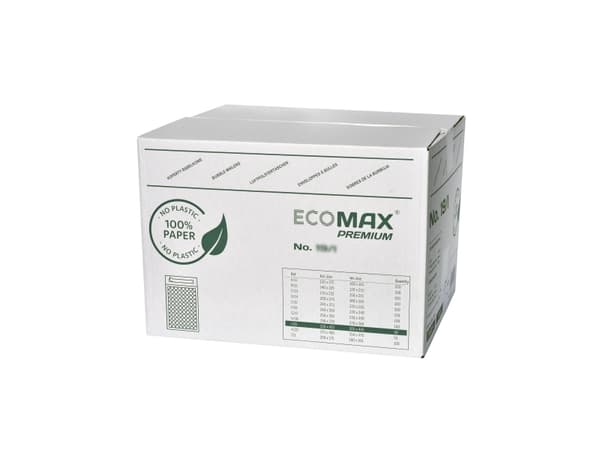 Pehmustettu kirjekuori Ecomax 19/I 300x445 ruskea 50 kpl