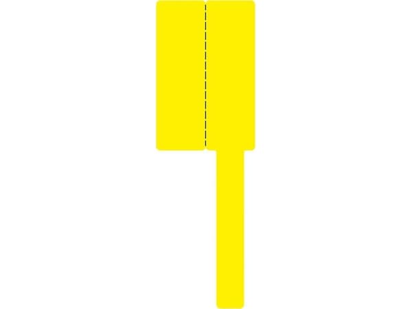 Niimbot termiska etiketter klistermärken 25x38+40 mm - 90 st Gul