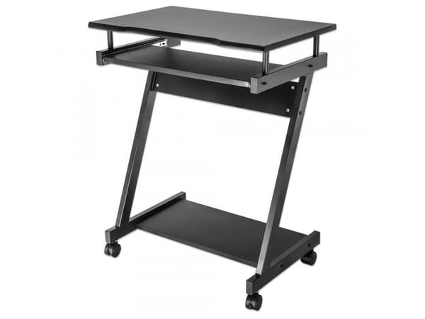 Techly ICA-TB 935B, Rak, Friform, MDF, Stål, Hemmakontor, Kontor, Svart Svart