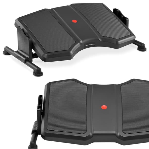 Ergonominen toimistojalkatuki korkeussäädöllä 9-15 cm