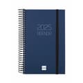 Miniatyrbild 2 av 2: Diary Finocam OPAQUE Blue 11,7 x 18,1 cm 2025