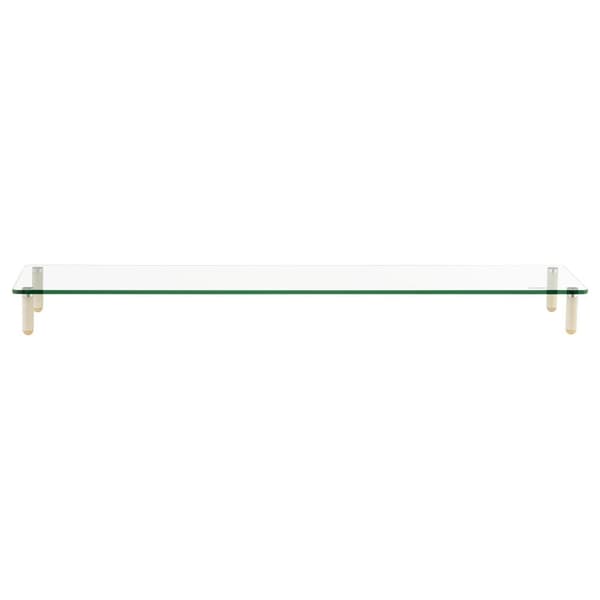 Skærmhyldestativ, skærm 13-32'', glas, max 20 kg, 100x26x8,3 cm
