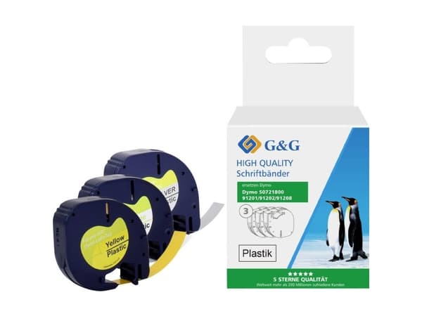 G&amp;G Scripture Ribbon Färg på bandet: Vit Färg på teckensnittet: Svart
