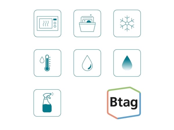 Brother BTAG-133, Sininen läpinäkyvällä, Brother, P-touch PT-N10, PT-N20, PT-N25BT, 1,2 cm, 4 m, 1 kpl