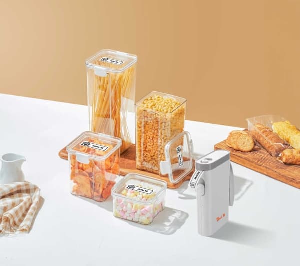 Peach PE110, Direkte Termisk, 203 x 203 DPI, 60 mm/sek, Trådløs, Innebygd batteri, Hvit