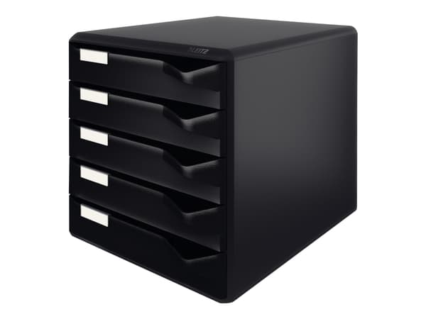 Leitz - Skuffskap - 5 skuffer - for A4 - svart