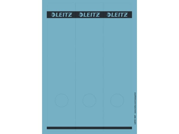 Leitz - Hevearmetikett - blå (en pakke 75) - for P/N: 10720000, 10730000, 10805015, 10805045, 10805055, 10805075, 10805085, 10920000