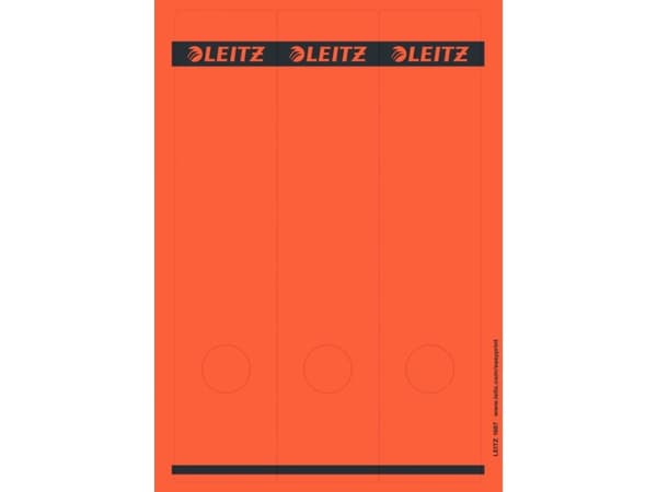 Leitz - Hevearmetikett - rød (en pakke 75) - for P/N: 10720000, 10730000, 10805015, 10805045, 10805055, 10805075, 10805085, 10920000