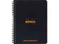Pikkukuva 4 / 4: Rhodia asuntovihko - spiraalisidottu A5-pisteellinen paperi - musta kansi - 80 grammaa - 160 sivua/80 arkkia (Rhodia no. 193439C)