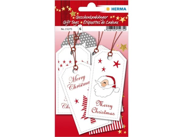 HERMA 15275, Röd, papper, 6 styck, 80 mm, 4 cm