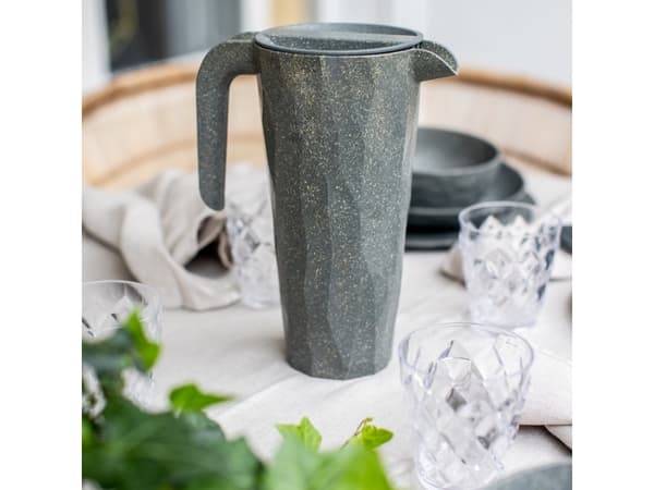 koziol Club, Kannu, 1,5 L, Harmaa, Pyöreä, 122 mm, 193 mm