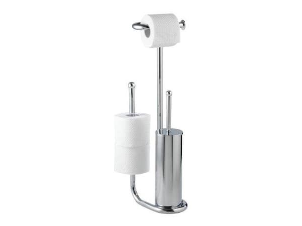 WENKO 18730100, Toalettborste och hållare, Krom, Rostfritt stål, 230 mm, 200 mm, 635 mm