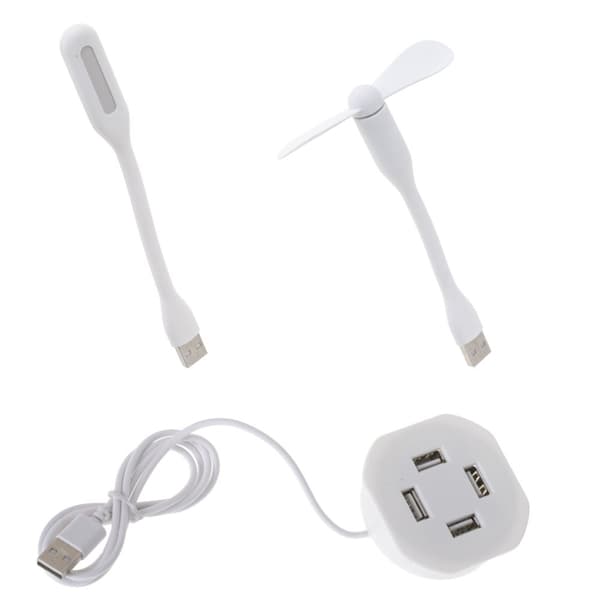 Sammenfoldelig bærbar bord til seng, USB-morgenbord