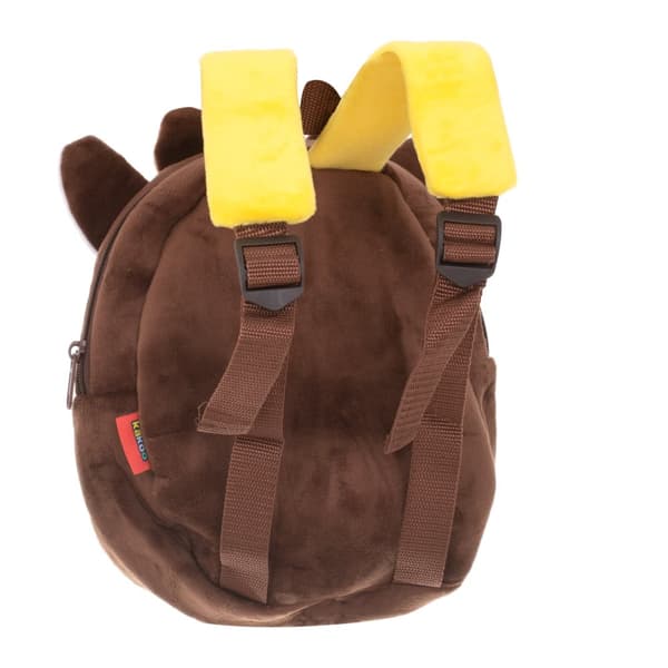 En plysch giraffryggsäck för förskolebarn, 24 cm