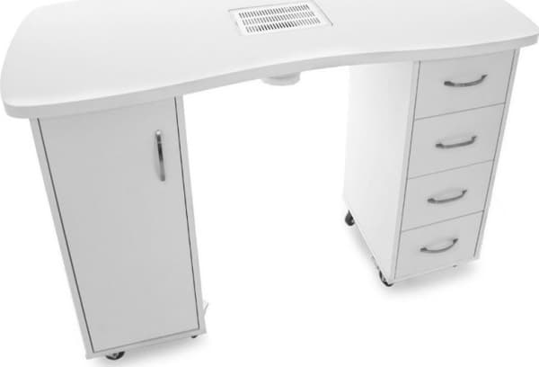 Activeshop Desk 2027 VIT TVÅ-DRAGS SKÅP