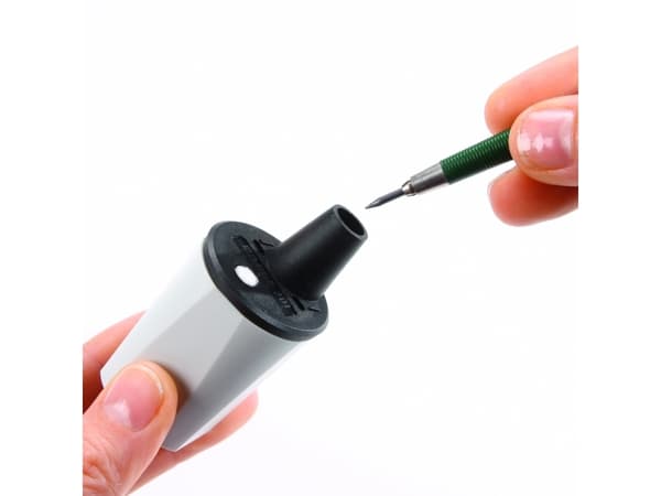 Beholder blypointer Dahle 301, til 8,4 mm, blydiameter 2 mm, grå/sort