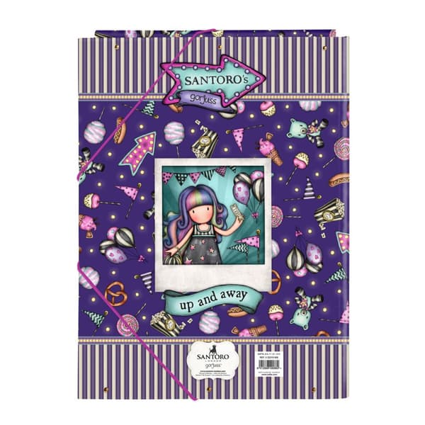 Gorjuss Up and away Purple Folder