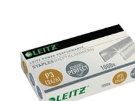 Hæfteklammer, Leitz, 24/6, pakke a 1.000 stk