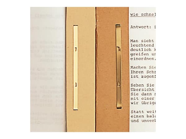 Leitz ALPHA - Hengeperm - for A4 - naturlig brun