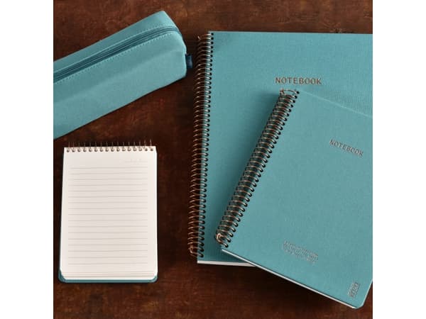 KOZO Notesbog A6 Premium Steel Blue - (6 stk.)