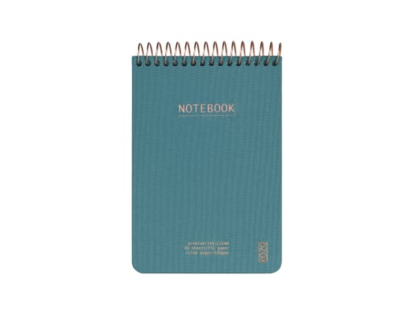 KOZO Notesbog A6 Premium Steel Blue - (6 stk.)