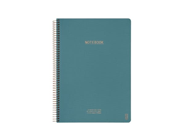 Muistikirja KOZO A4 Premium Steel Blue viivoitettu 80 sivua 100g - (6 kpl)