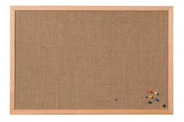 Ilmoitustaulu Hessian puinen kehys 60x40cm