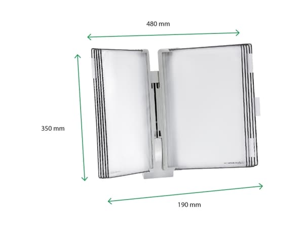 Design Line V�gg A4x10, Bl�260x355x100mm 1,1kg (1stk)