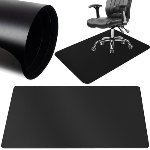 Skyddsstolsmatta 90x130cm - Svart