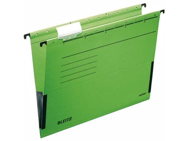 Leitz Alpha Folder, A4, Grön, 261 mm, 348 mm, 90 g