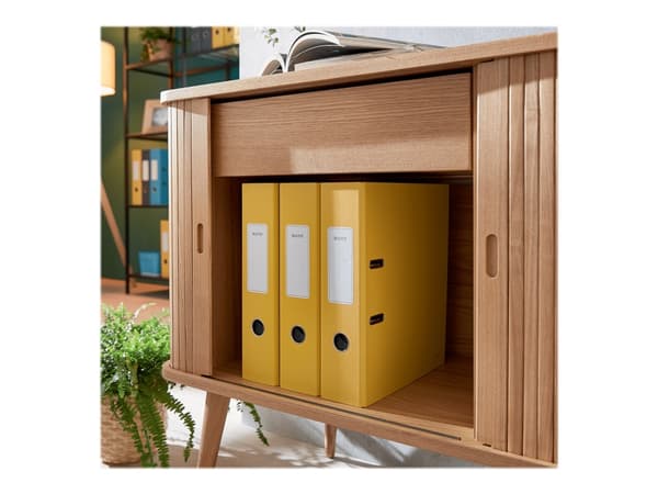 Leitz 180° Cosy - Hevarmbuefil - bokryggbredde: 80 mm - for A4 (210 x 297 mm) - kapasitet: 600 ark - varm gulfarge