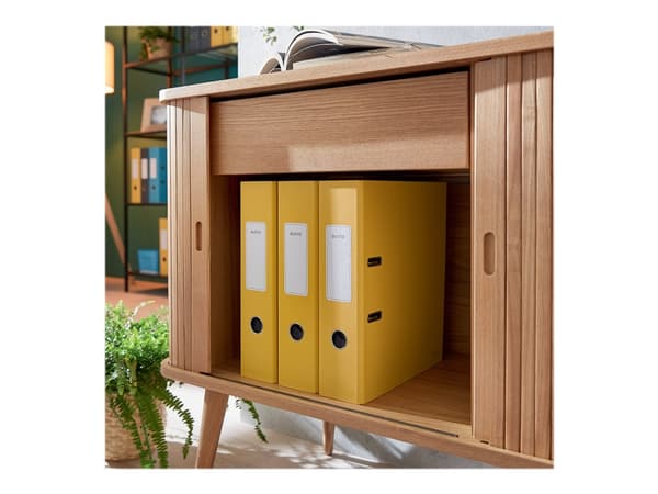 Leitz 180° Cosy - Hevarmbuefil - bokryggbredde: 80 mm - for A4 (210 x 297 mm) - kapasitet: 600 ark - varm gulfarge
