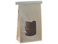 Miniatyrbilde 3 av 4: Klodsbundspose, Detpak, 7,2x11,5x24,6cm, 2 l, brun, OPP/papir, u/hank