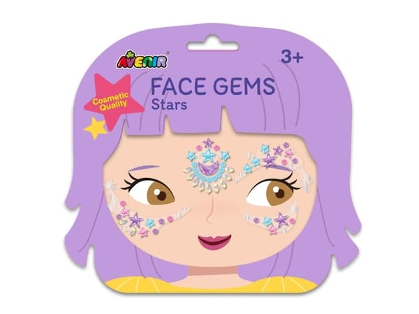 TOY AVENIR FACE GEMS STARS
