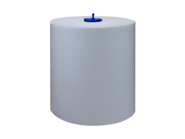 Aftørringspapir Tork Basic W6 1-lags blå 6rul/kar 130008