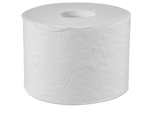 Toiletpapir Tork OptiServe T7 1-lags hvid u/hylse 143,8m 24rul/kar 472620