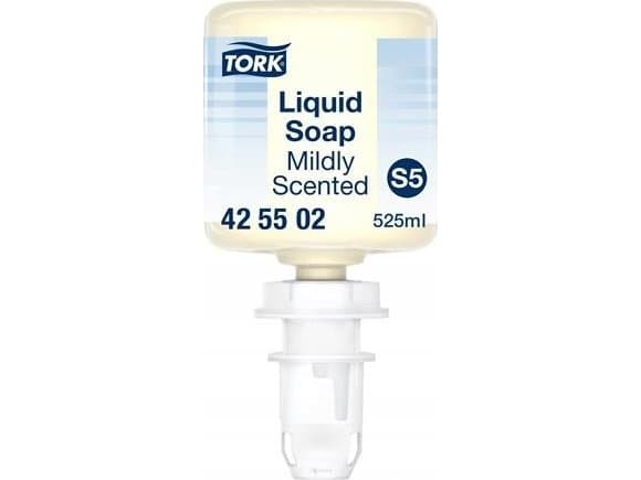 Sæbe Tork Flydende Mild Liquid Soap 525ml Ecolabel med Parfume til Mini S5,8 fl x 525 ml/krt