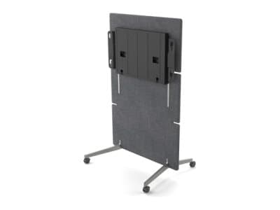 Neat Adaptive stand - pyörillä varustettu vaunu - videoneuvottelujärjestelmään - näytön koko: 65"