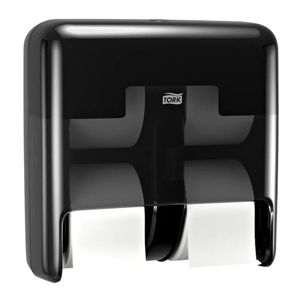 Annostelija Tork OptiServe® T7 sort, til 4 viivaimella wc-paperi uden hylse