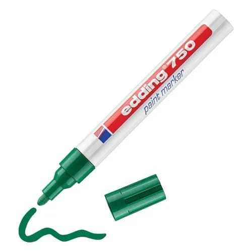 Edding 750 Paint Marker Grønn 2-4mm - (10 stk.)