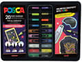 Miniatyrbilde 4 av 4: POSCA Gift Metal Tin, 20ass. Groovy Colours (6xpc1mc - 7xpc3m - 7xpc5m)