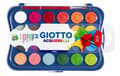 Miniatyrbilde 3 av 3: Giotto fargepalett 24 farger + 1 pensel, barnepalett