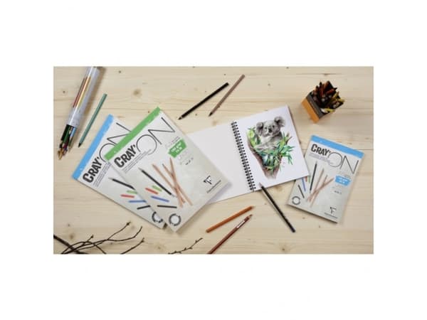 Clairefontaine Cray''ON, Monivärinen, A3 (297 x 420 mm), 160 g/m², 30 arkkia