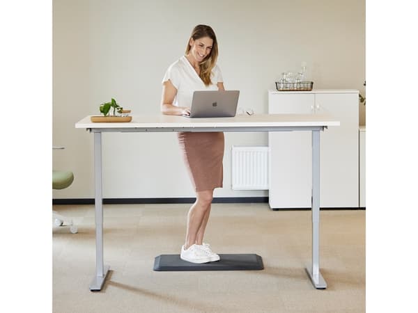 Ekoflex 2.0, valkoinen työpöytä 1600x800mm, seisomatyöpöytä, valkoinen 1600x800mm