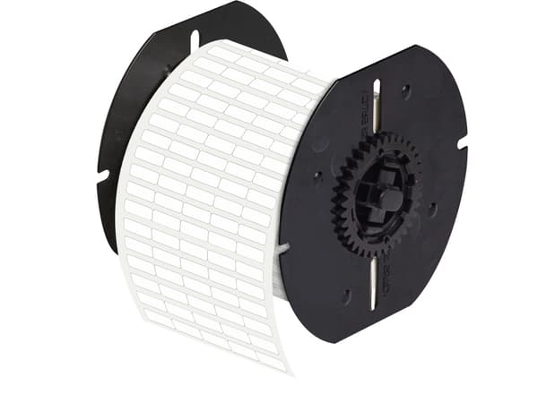 Brady, B33-101-8423, Polyester, Weiß, 19,05 x 6,35mm, permanent, 5-bahnig (2500 E.) (361637)